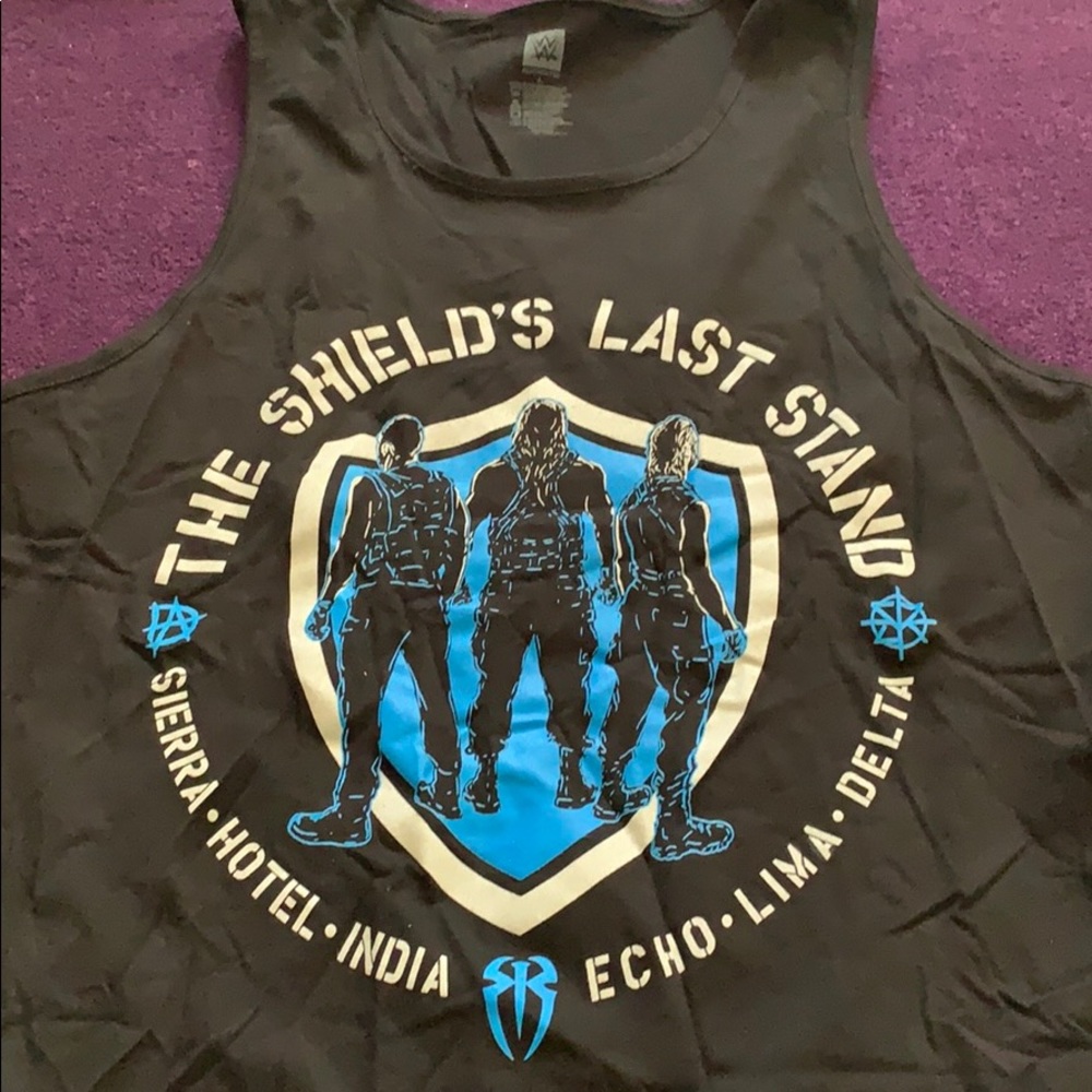 WWE Shield Tank Large NEW